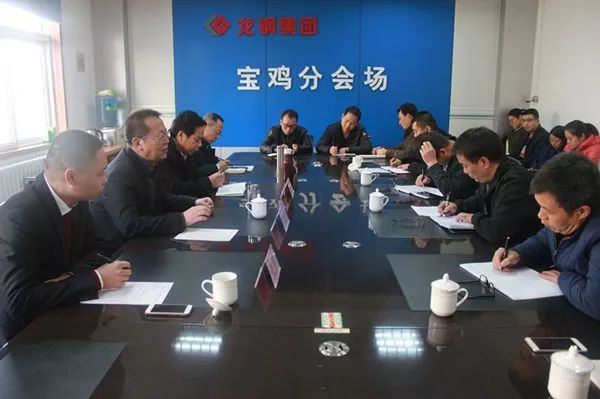 唐鑫、劉光明到寶軋公司慰問